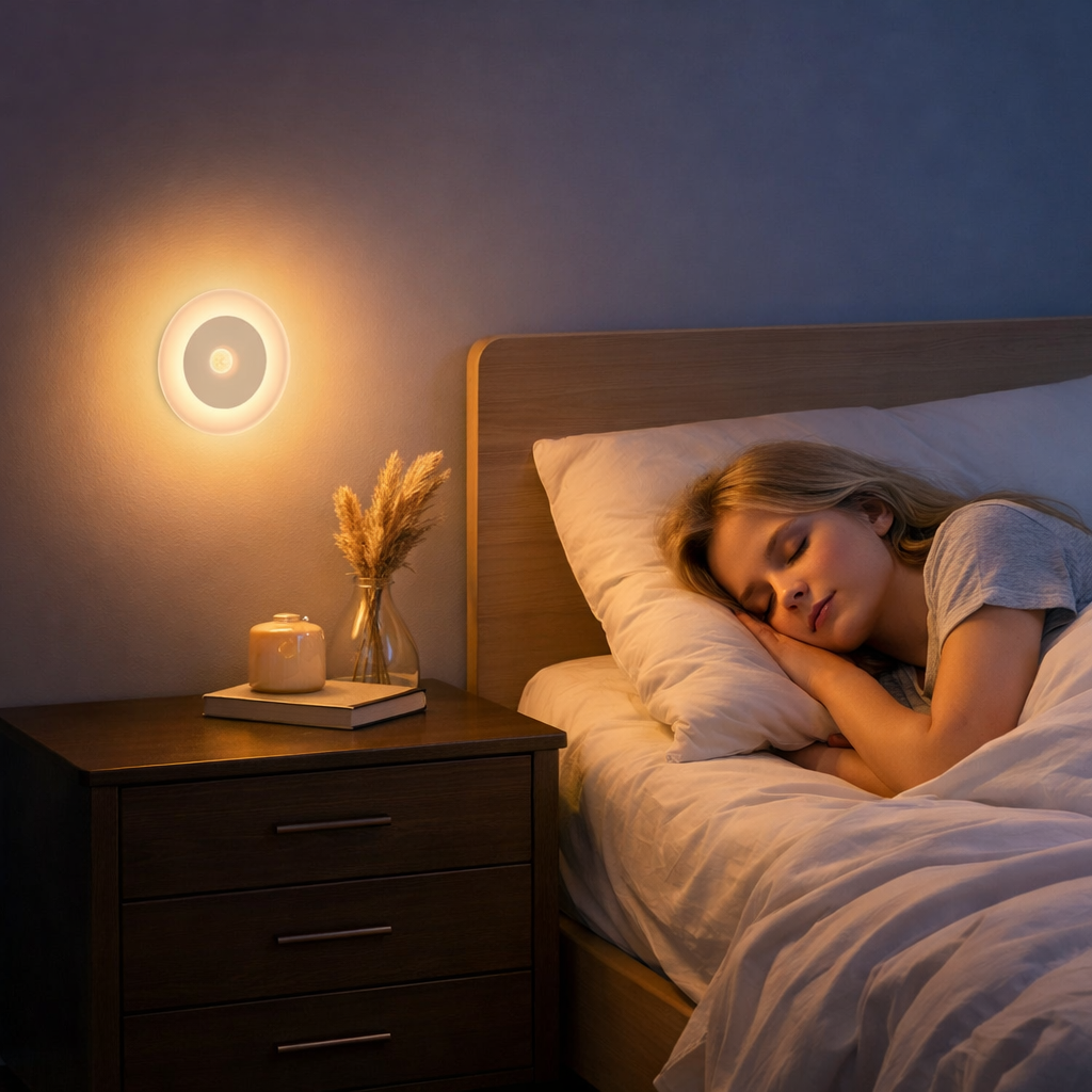 Luz nocturna LED con detector de movimiento